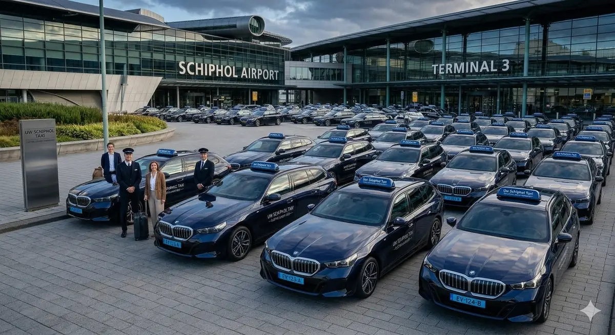 Vloot UwSchipholTaxi voor Schiphol